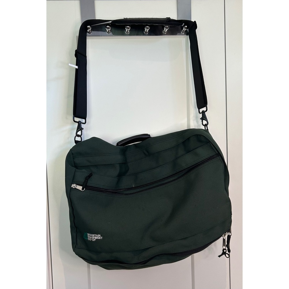 MEC Mountain Equipment Co-op Vintage Convertible Travel Bag  Canvas Backpack